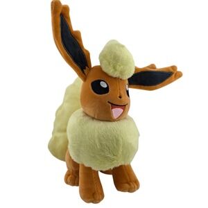 Pokémon Flareon Plush Authentic Character Toy Pre-Owned